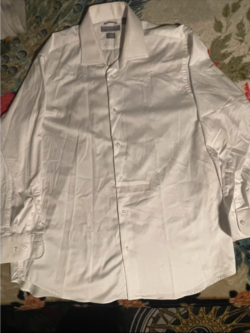 Christopher & Banks White Men's Dress Shirt - Button Front